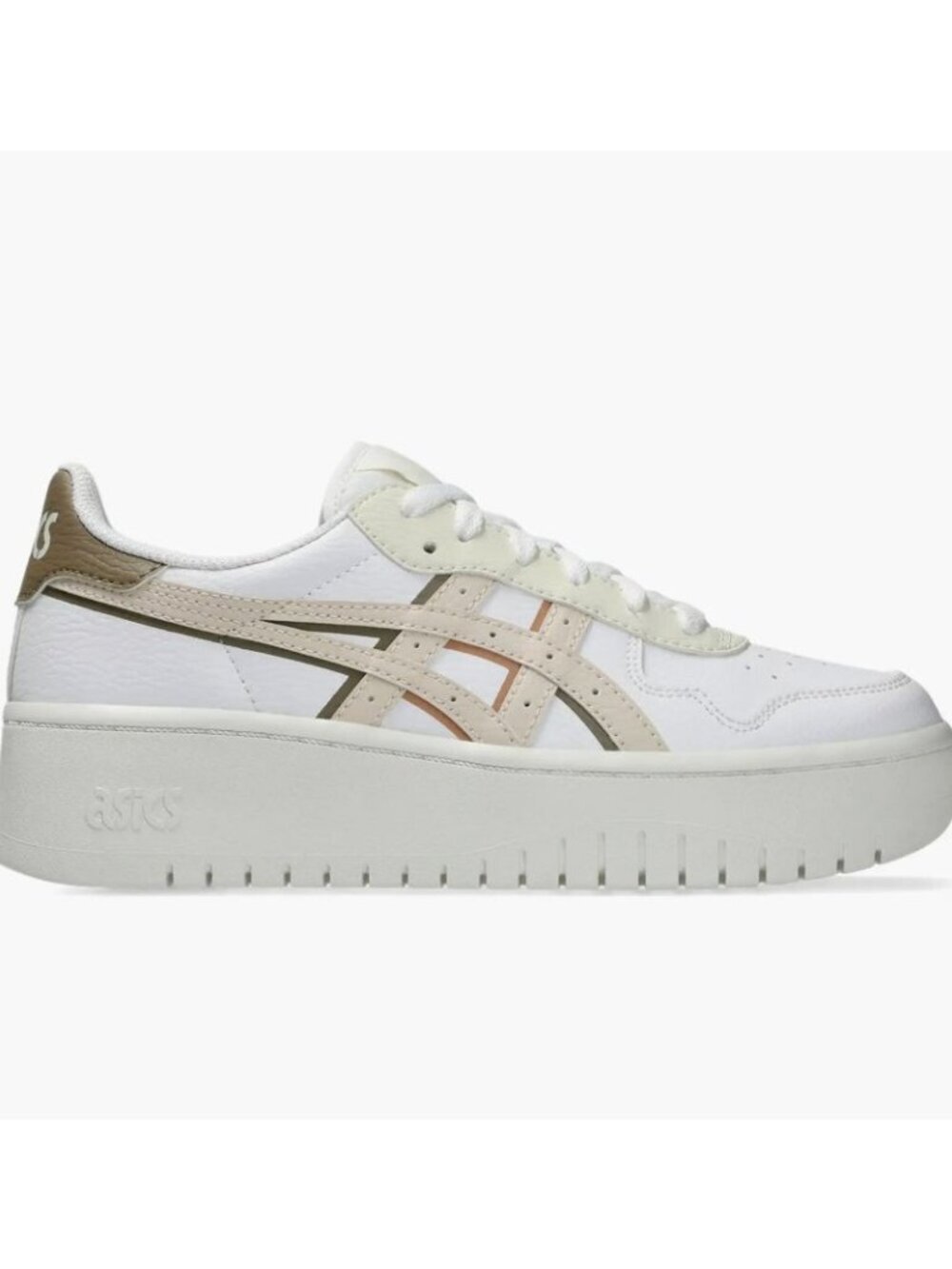 ASICS Japan S PF Platform Sneaker Size 8 White/Mineral Beige